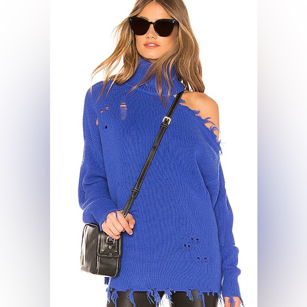 Revolve Arlington Sweater Cobalt Blue XS